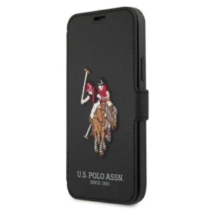 US Polo USFLBKP12MPUGFLBK iPhone 12/12 Pro 6,1" czarny/black book Polo Embroidery Collectioneng