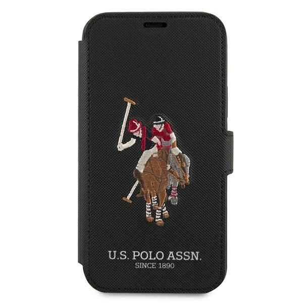 US Polo USFLBKP12MPUGFLBK iPhone 12/12 Pro 6,1" czarny/black book Polo Embroidery Collectioneng