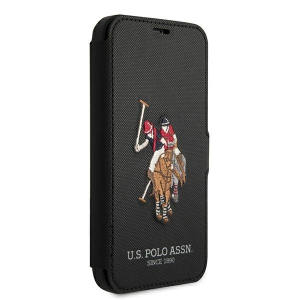 US Polo USFLBKP12MPUGFLBK iPhone 12/12 Pro 6,1" czarny/black book Polo Embroidery Collectioneng