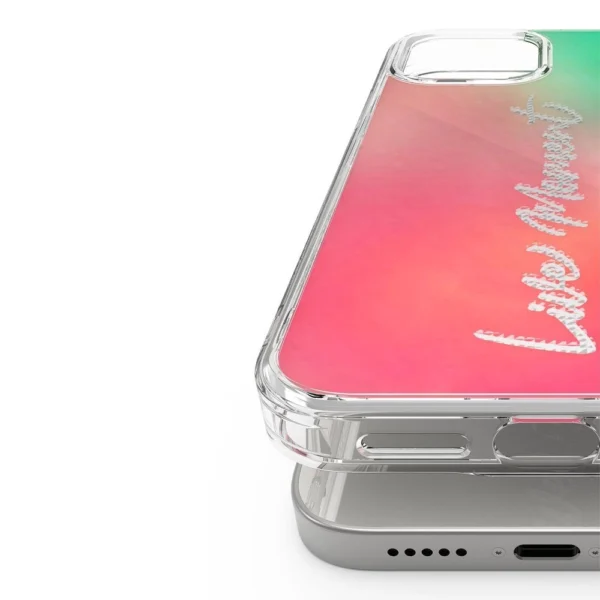 Ringke Fusion Design PC Case with TPU Bumper for iPhone 12 Pro Max pink-green (GNAP0028)eng