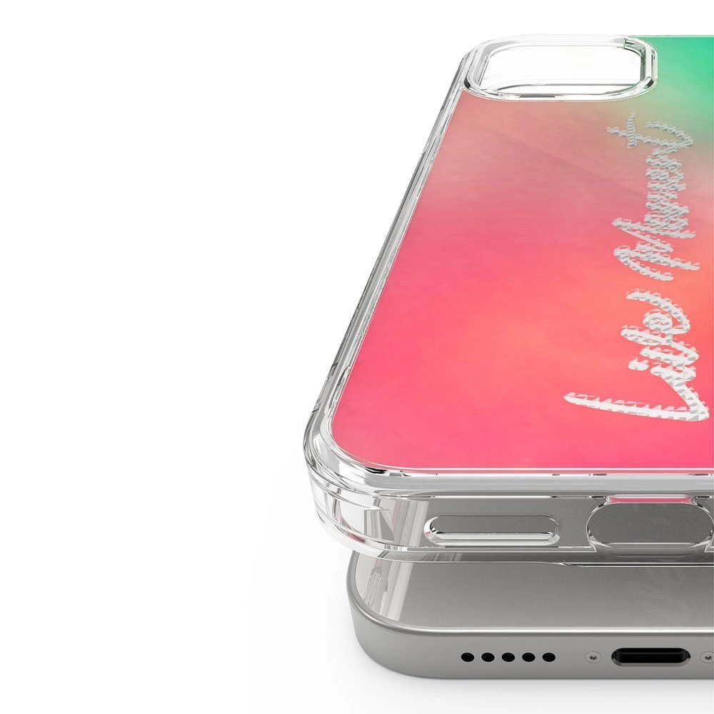 Ringke Fusion Design PC Case with TPU Bumper for iPhone 12 Pro Max pink-green (GNAP0028)eng