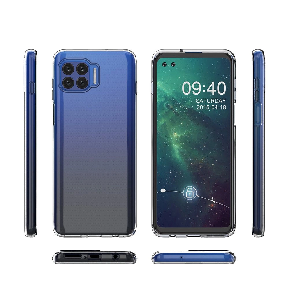Ultra Clear 0.5mm Case Gel TPU Cover for Motorola Moto G 5G Plus transparenteng
