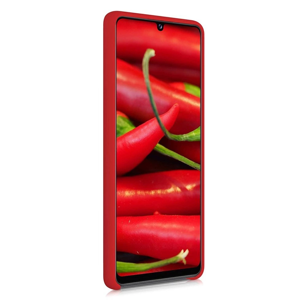 Silicone Case Soft Flexible Rubber Cover for Samsung Galaxy A42 5G redeng