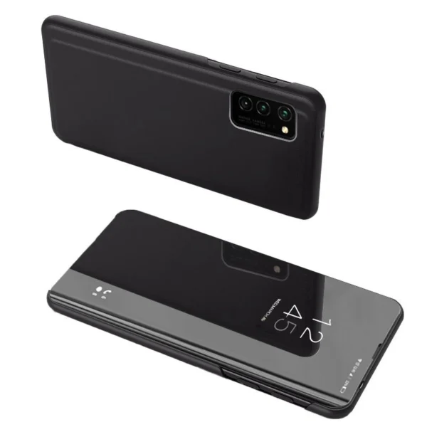 Clear View Case cover for Samsung Galaxy A72 4G blackeng