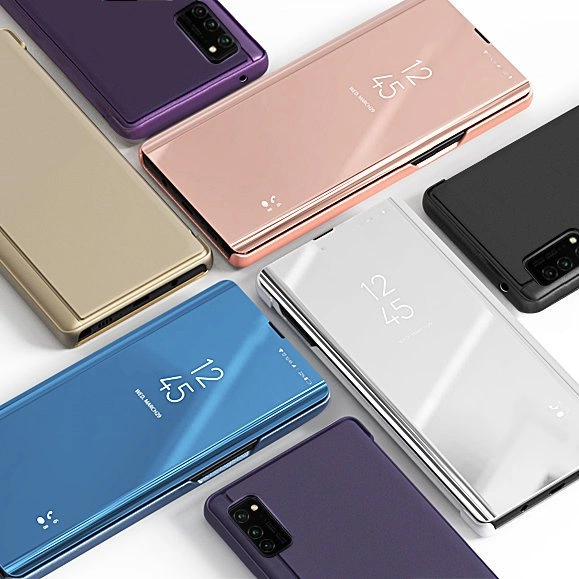 Clear View Case cover for Samsung Galaxy A72 4G blueeng
