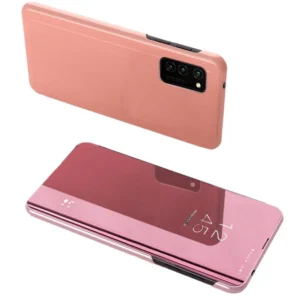 Clear View Case cover for Samsung Galaxy A72 4G pinkeng