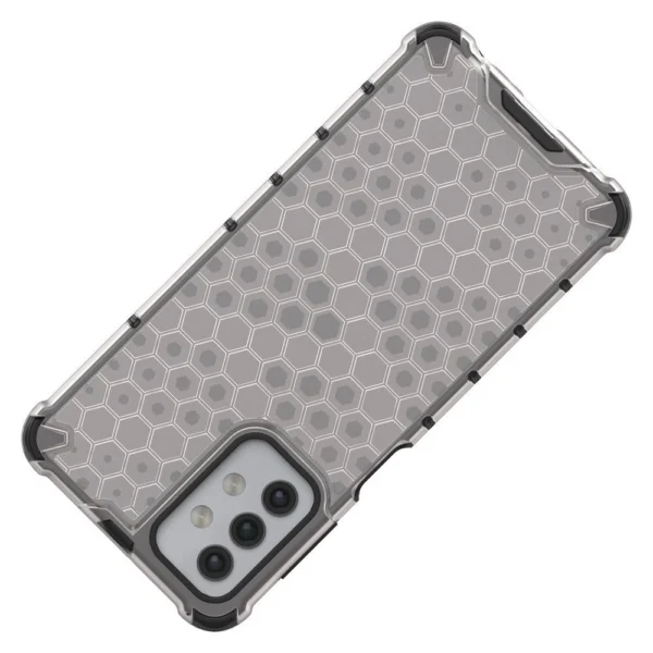 Honeycomb Case armor cover with TPU Bumper for Samsung Galaxy A32 5G transparenteng