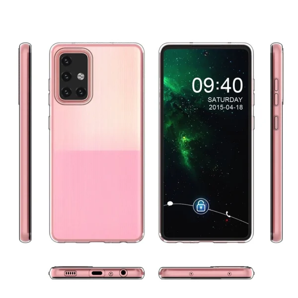 Ultra Clear 0.5mm Case Gel TPU Cover for Samsung Galaxy A72 4G transparenteng