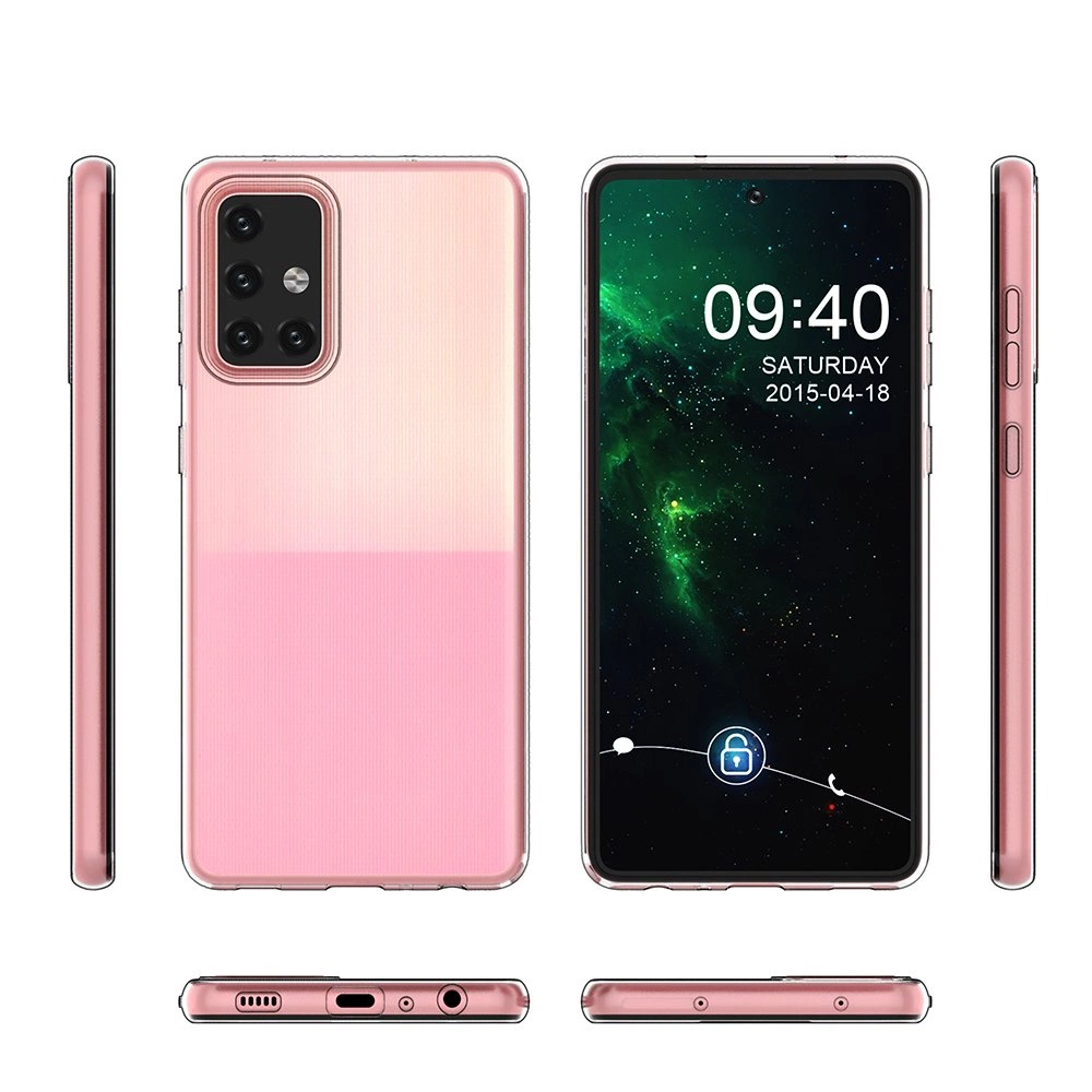 Ultra Clear 0.5mm Case Gel TPU Cover for Samsung Galaxy A72 4G transparenteng