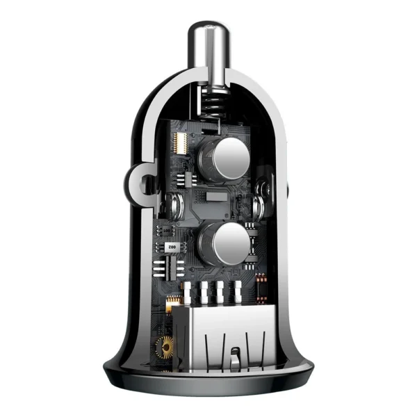 Baseus Grain Pro car charger 2x USB 4.8 A black (CCALLP-01)eng