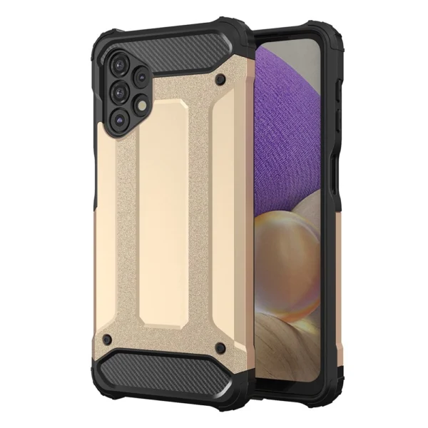 Hybrid Armor Case Tough Rugged Cover for Samsung Galaxy A32 5G goldeneng