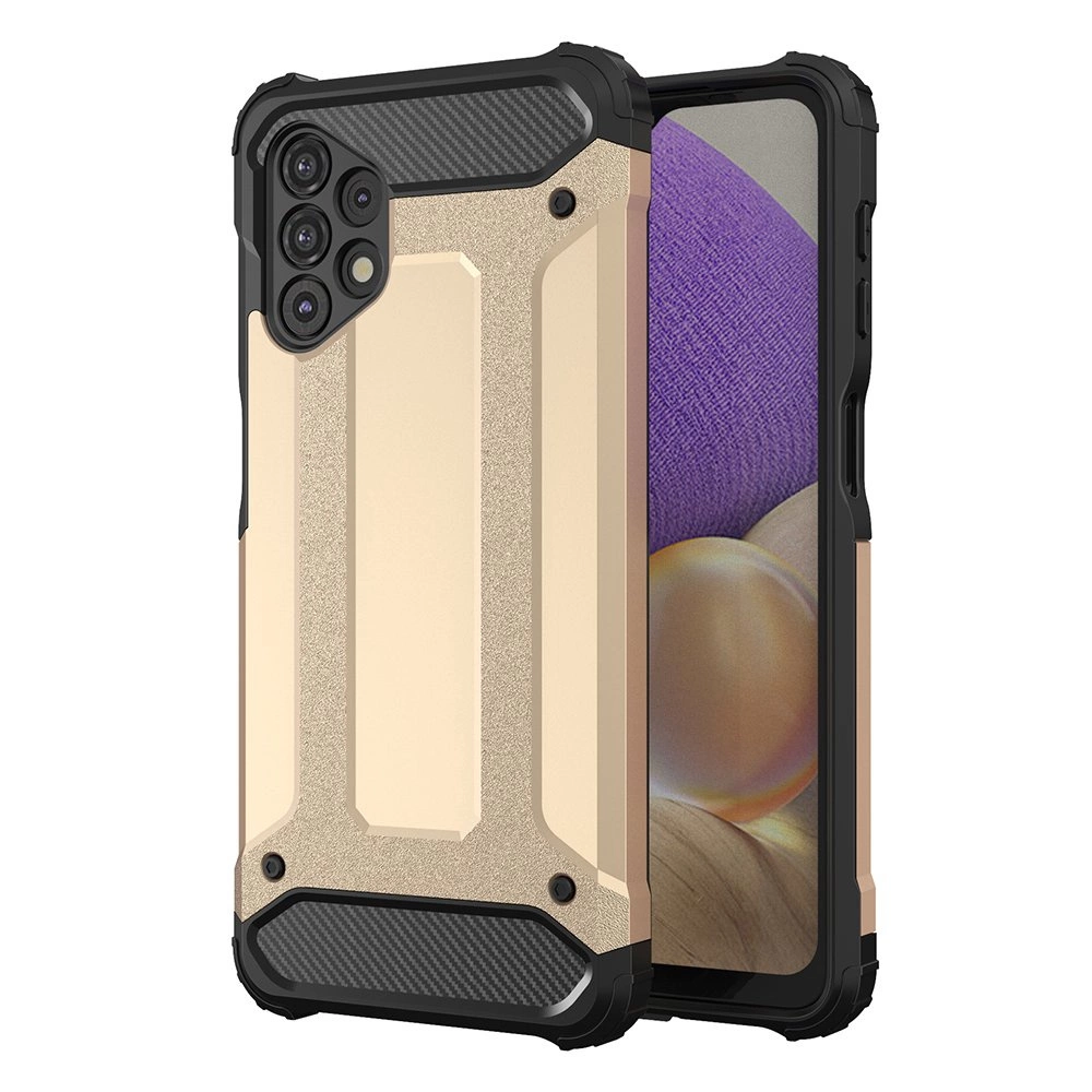 Hybrid Armor Case Tough Rugged Cover for Samsung Galaxy A32 5G goldeneng