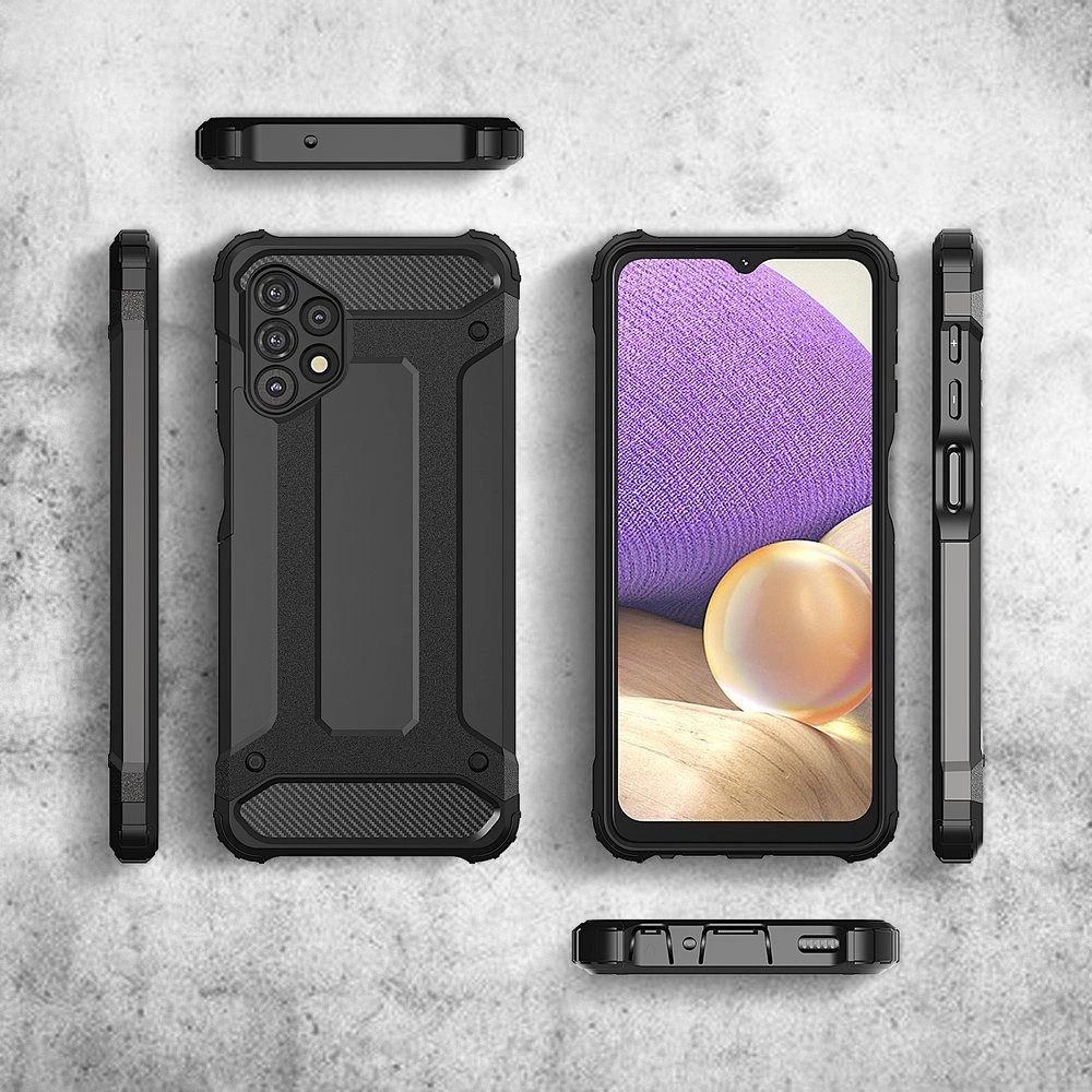 Hybrid Armor Case Tough Rugged Cover for Samsung Galaxy A32 5G goldeneng