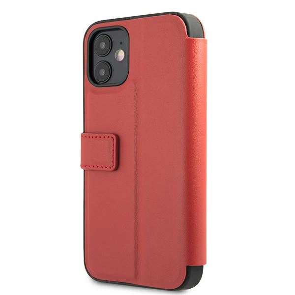 Ferrari FEOGOFLBKP12SRE iPhone 12 mini 5.4" red/red book Off Track Perforatedeng