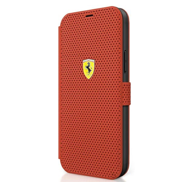 Ferrari FESPEFLBKP12SRE iPhone 12 mini 5.4" red/red book On Track Perforatedeng