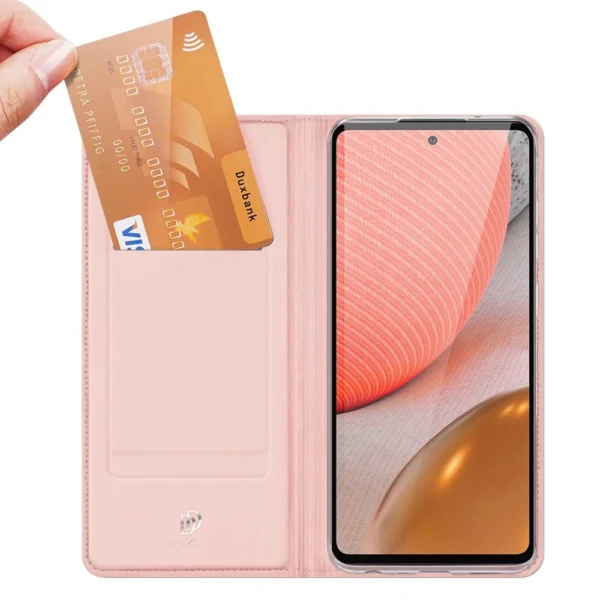 DUX DUCIS Skin Pro Bookcase type case for Samsung Galaxy A72 4G pinkeng