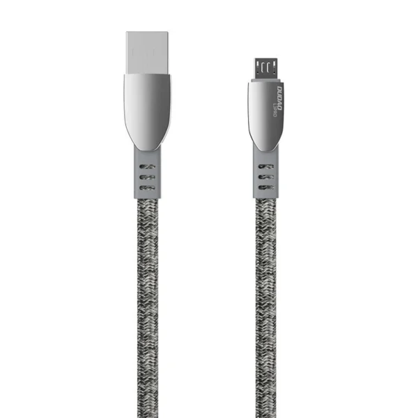 Dudao USB braided cable - micro USB 5 A 1 m gray (L3PROM gray)eng