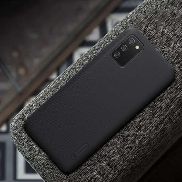 Nillkin Super Frosted Shield reinforced case cover for Samsung Galaxy A02s EU blackeng