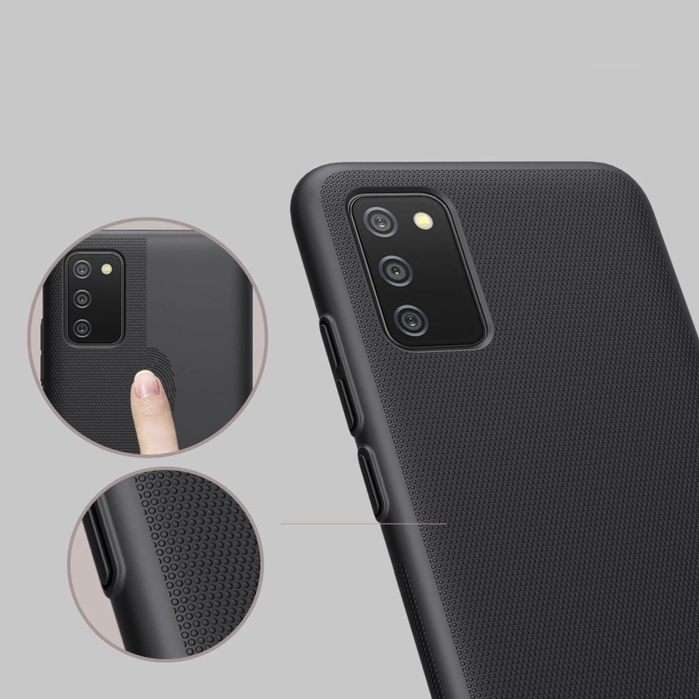 Nillkin Super Frosted Shield reinforced case cover for Samsung Galaxy A02s EU blackeng