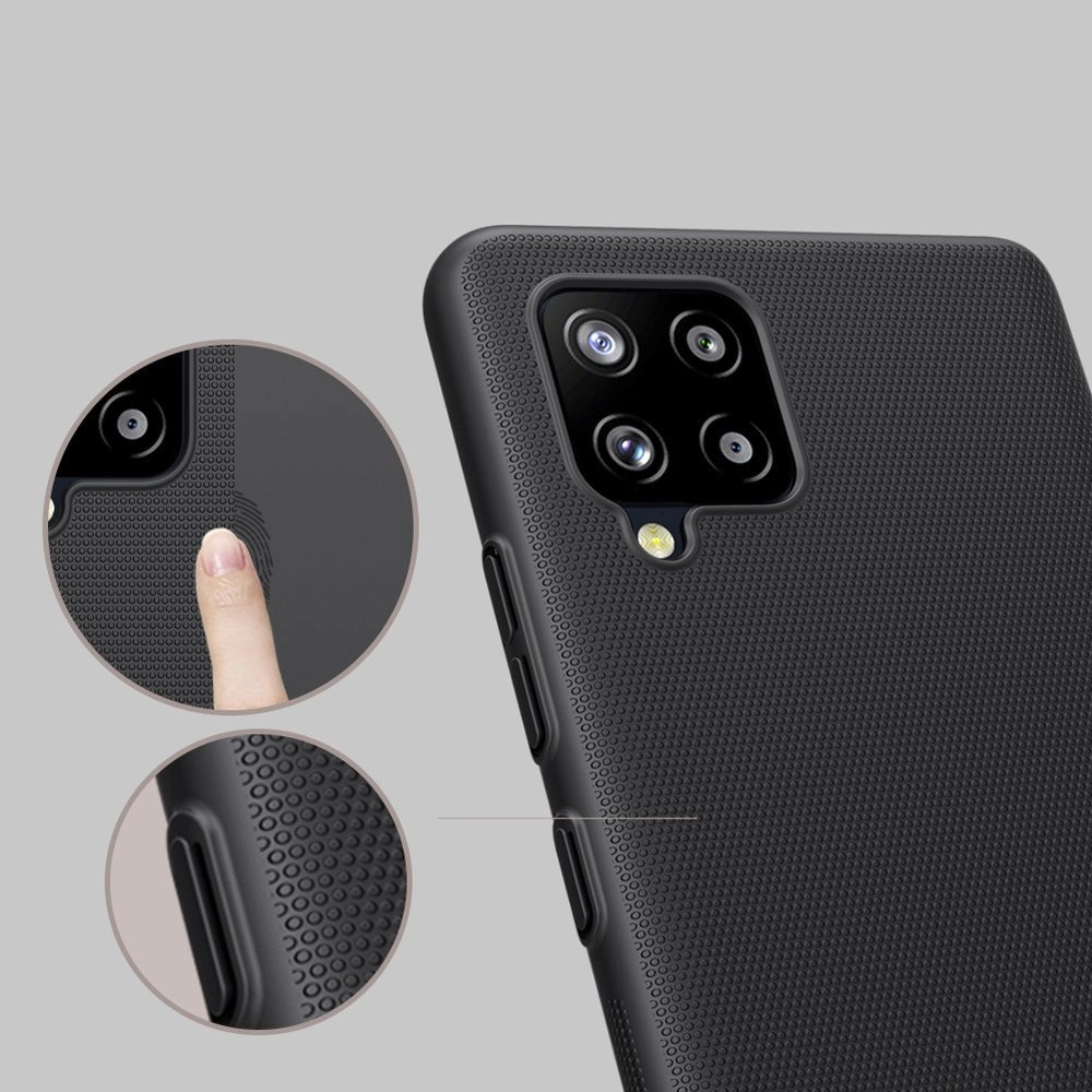Nillkin Super Frosted Shield reinforced case cover for Samsung Galaxy A42 5G blackeng