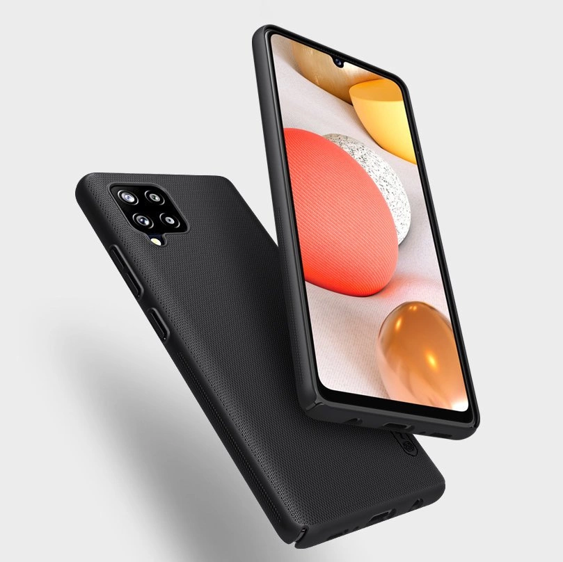 Nillkin Super Frosted Shield reinforced case cover for Samsung Galaxy A42 5G blackeng