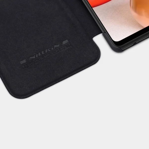 Nillkin Qin leather holster case for Samsung Galaxy A42 5G blackeng