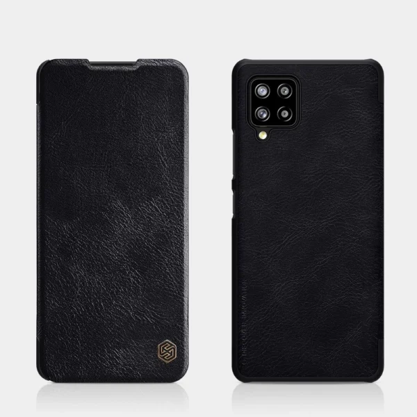 Nillkin Qin leather holster case for Samsung Galaxy A42 5G blackeng