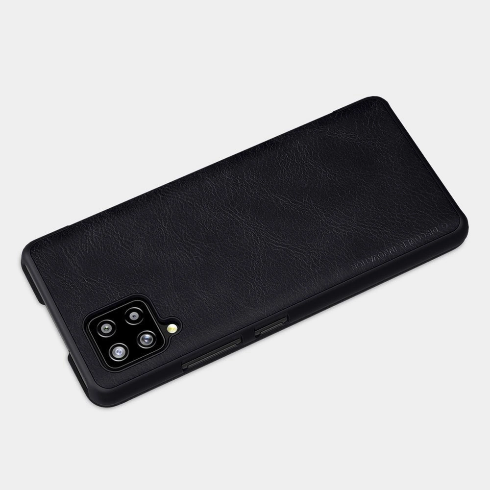 Nillkin Qin leather holster case for Samsung Galaxy A42 5G blackeng