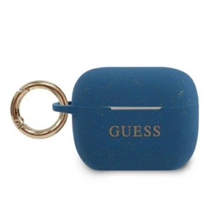 Guess GUACAPSILGLBL AirPods Pro cover blue/blue Silicone Glittereng