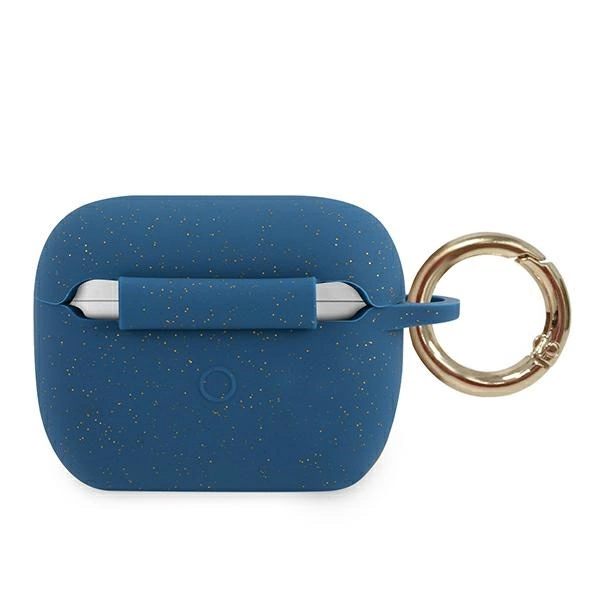Guess GUACAPSILGLBL AirPods Pro cover blue/blue Silicone Glittereng