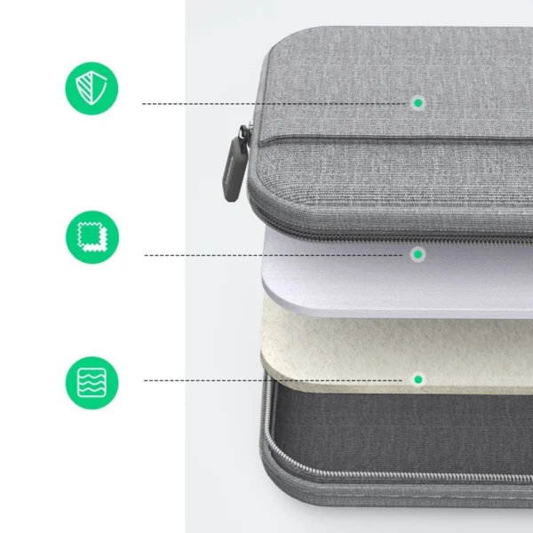 Ugreen LP437 bag for a 13'' laptop - grayeng