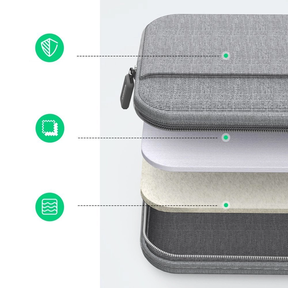 Ugreen LP437 bag for a 13'' laptop - grayeng