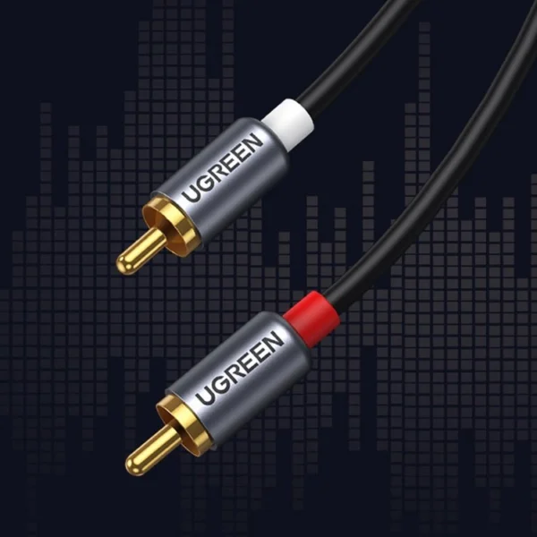 Ugreen audio cable USB Type C (male) - 2RCA (male) 1.5m gray (20193 CM451)eng