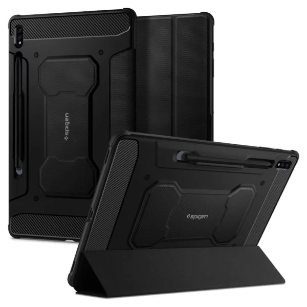Spigen Rugged Armor Pro Case for Samsung Galaxy Tab S7 / S8 11'' - Blackeng