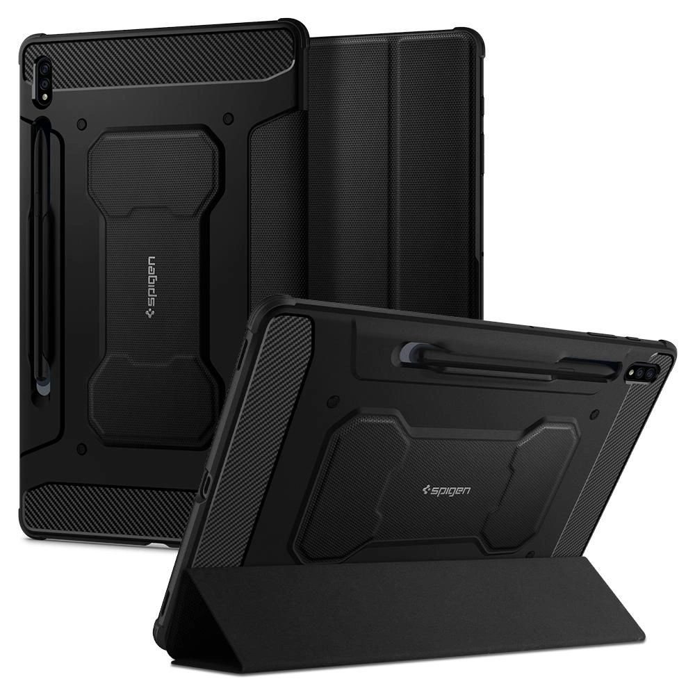 Spigen Rugged Armor Pro Case for Samsung Galaxy Tab S7 / S8 11'' - Blackeng