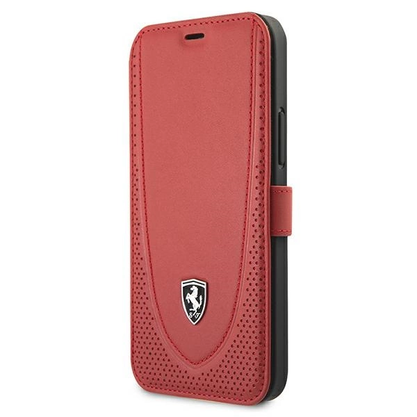 Ferrari FEOGOFLBKP12LRE iPhone 12 Pro Max 6.7" red/red book Off Track Perforatedeng