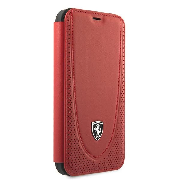 Ferrari FEOGOFLBKP12LRE iPhone 12 Pro Max 6.7" red/red book Off Track Perforatedeng