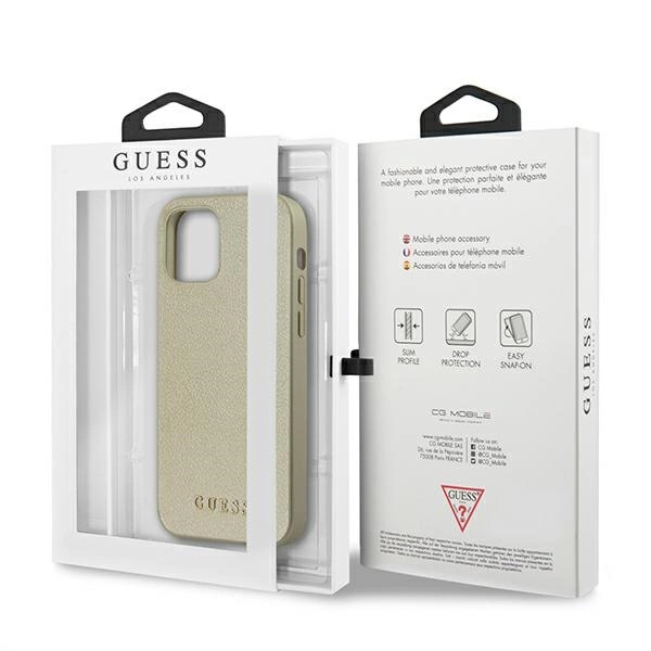 Guess GUHCP12LIGLGO iPhone 12 Pro Max 6.7" gold/gold hardcase Iridescenteng