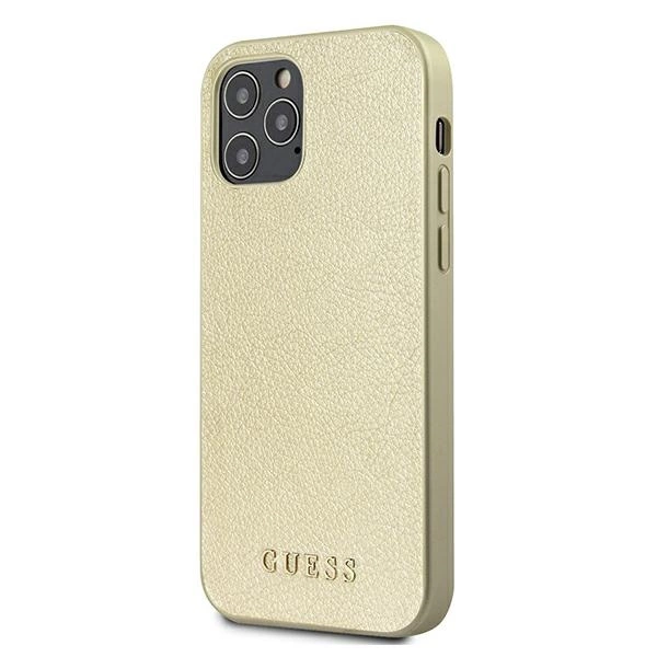 Guess GUHCP12LIGLGO iPhone 12 Pro Max 6.7" gold/gold hardcase Iridescenteng