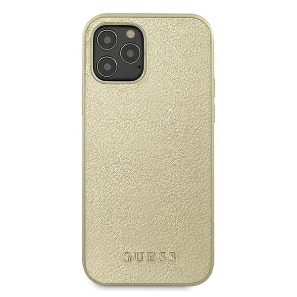 Guess GUHCP12LIGLGO iPhone 12 Pro Max 6.7" gold/gold hardcase Iridescenteng