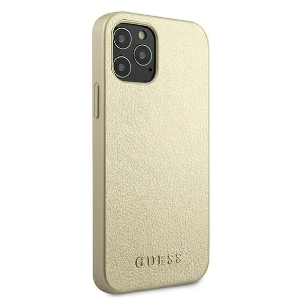 Guess GUHCP12LIGLGO iPhone 12 Pro Max 6.7" gold/gold hardcase Iridescenteng