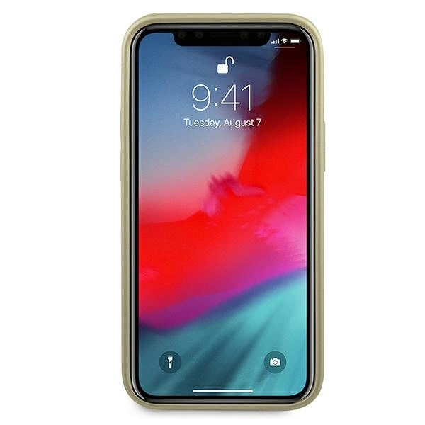 Guess GUHCP12SIGLGO iPhone 12 mini 5.4" gold/gold hardcase Iridescenteng