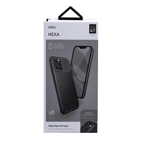 Uniq Hexa case for iPhone 12 Pro Max - blackeng