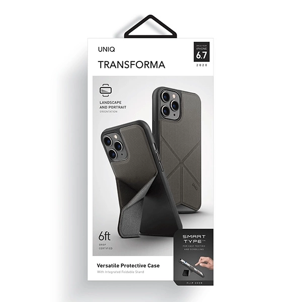 Uniq Transforma case for iPhone 12 Pro Max - grayeng