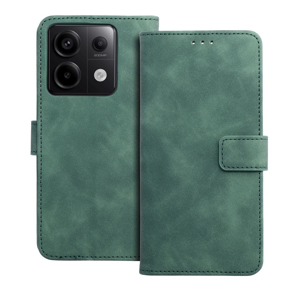 6774cab11240da575a0ed61a026c049c TENDER Book Case for XIAOMI Redmi Note 13 Pro 5G green