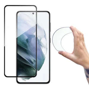 Wozinsky Full Cover Flexi Nano Glass Hybrid Screen Protector with frame for Samsung Galaxy S21+ 5G (S21 Plus 5G) blackeng
