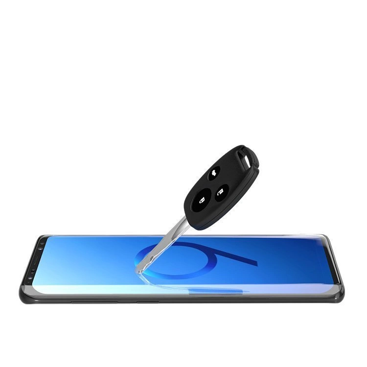 3D Edge Nano Flexi Glass Hybrid Full Screen Protector with frame for Samsung Galaxy S21 Ultra 5G transparenteng