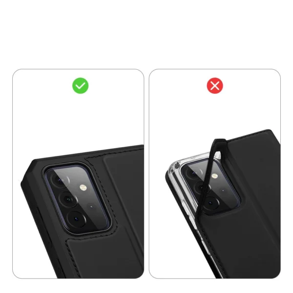 DUX DUCIS Skin X Bookcase type case for Samsung Galaxy A72 4G blackeng