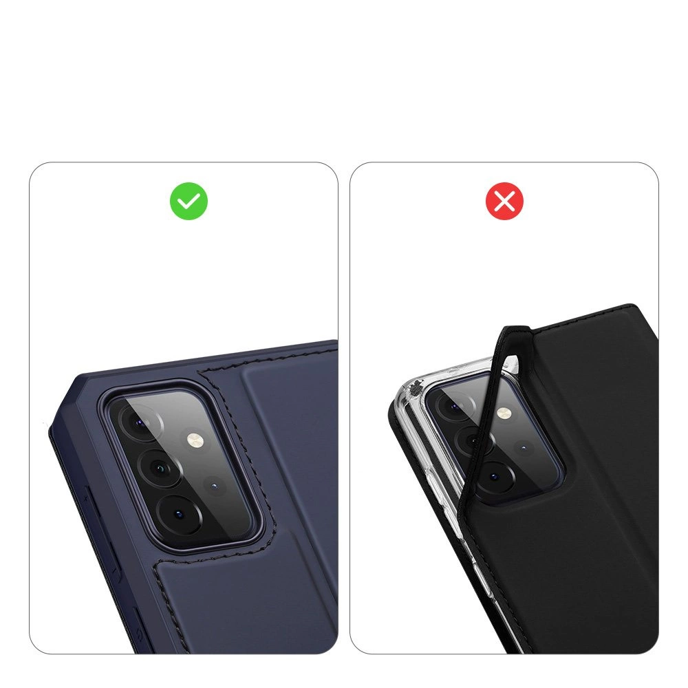 DUX DUCIS Skin X Bookcase type case for Samsung Galaxy A72 4G blueeng