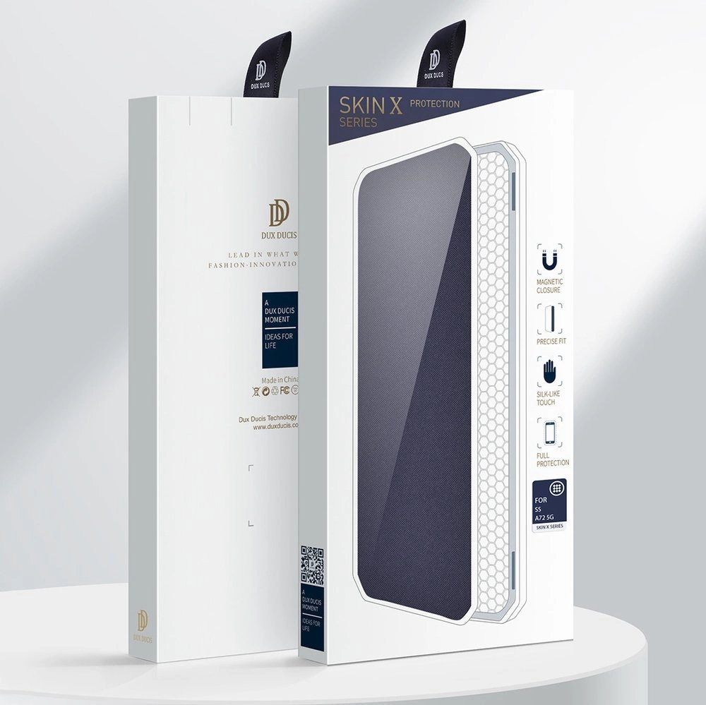DUX DUCIS Skin X Bookcase type case for Samsung Galaxy A72 4G pinkeng
